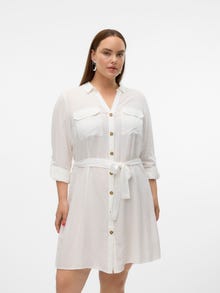 Vero Moda VMBUMPY Krótka sukienka -Snow White - 10270759