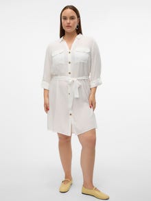 Vero Moda VMBUMPY Krótka sukienka -Snow White - 10270759