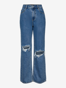 Vero Moda VMKITHY Straight Fit Jeans -Medium Blue Denim - 10270797