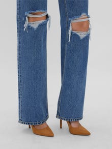 Vero Moda VMKITHY Straight Fit Jeans -Medium Blue Denim - 10270797