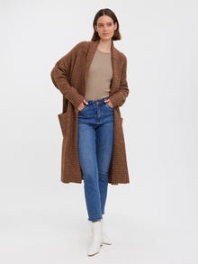 Vero Moda VMDALIANA Knit Cardigan -Cacao Nibs - 10270915
