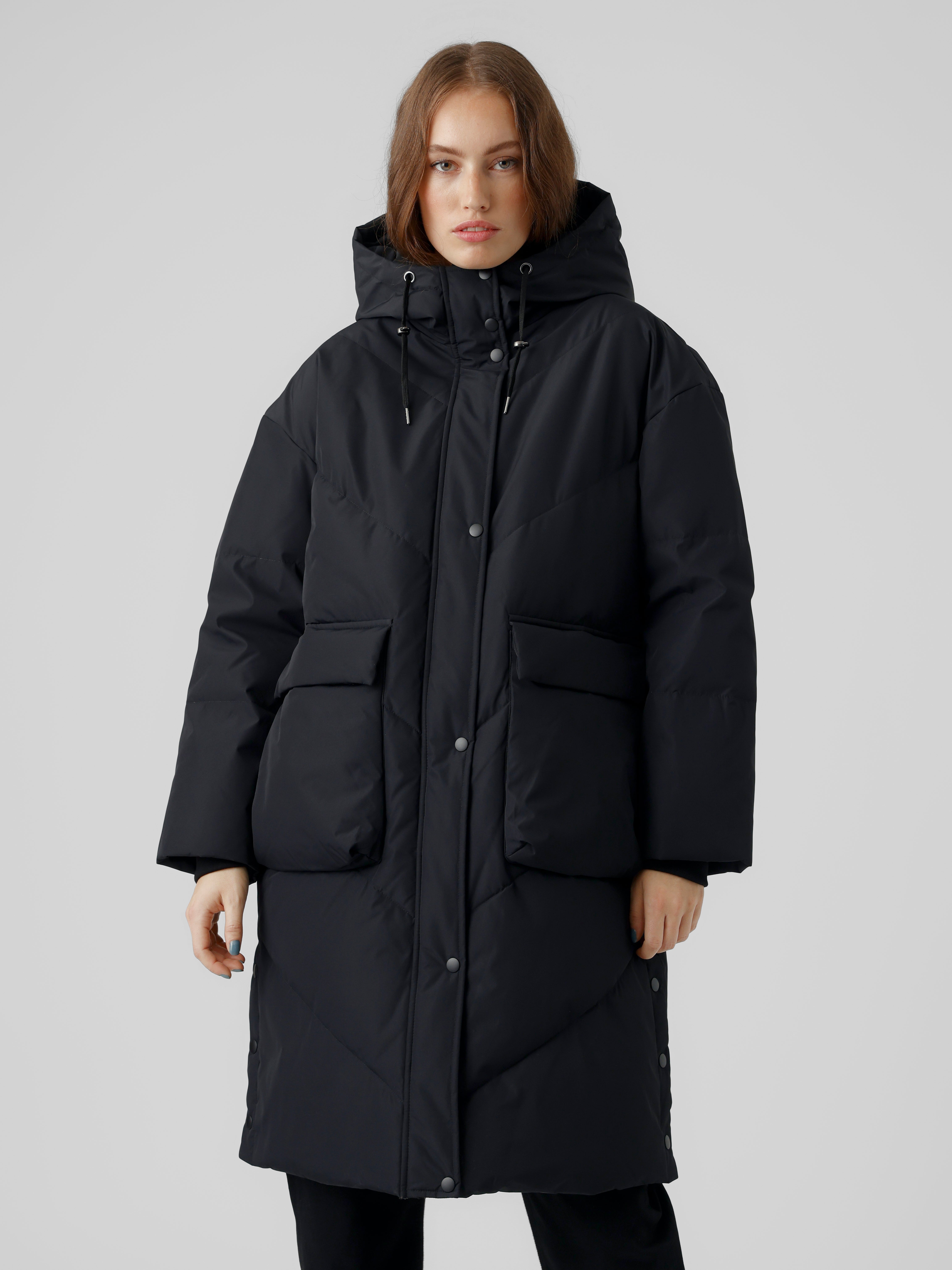 MARIKOO Winterjas voor dames (XS-3XL) - gewatteerde jas, capuchon met elastiek, binnenkant met fleece stof, warme jas voor vrouwen - N026, zwart, XL MARIKOO Winterjas voor dames (XS-3XL) - gewatteerde jas, capuchon met elastiek, binnenkant met fleece stof, warme jas voor vrouwen - N026, zwart, XL
