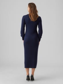 Vero Moda VMVALOR Langes Kleid -Navy Blazer - 10271105