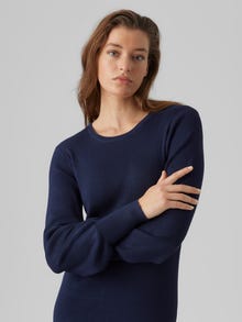 Vero Moda VMVALOR Langes Kleid -Navy Blazer - 10271105