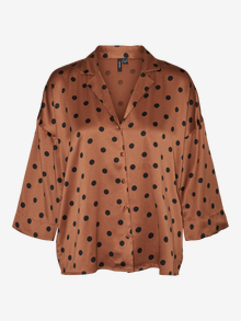 Vero Moda VMESSI Shirt -Cacao Nibs - 10271156