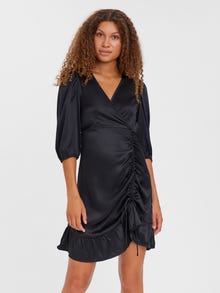 Vero Moda VMESSI Kort kjole -Black - 10271177