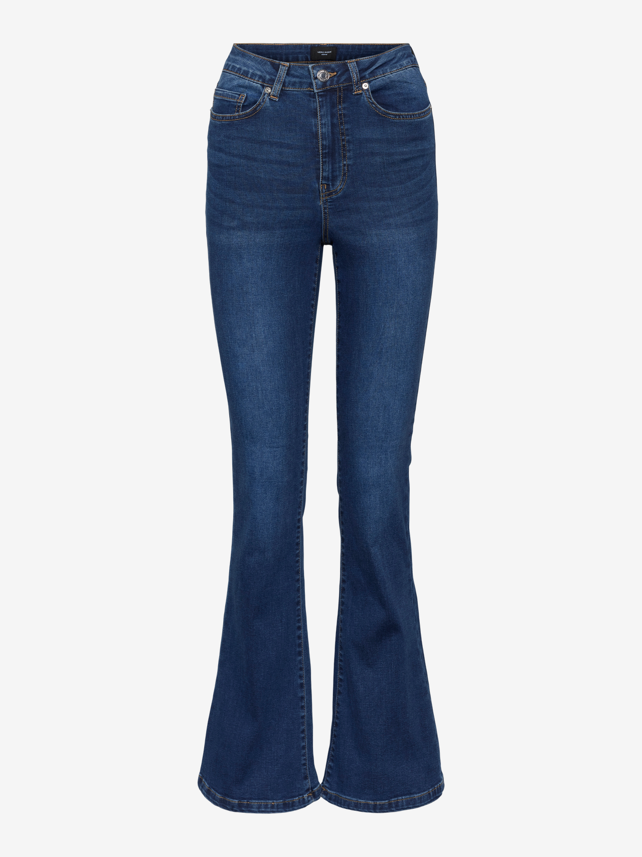 Vero Moda VMSIGA Flared Fit Jeans -Dark Blue Denim - 10271301