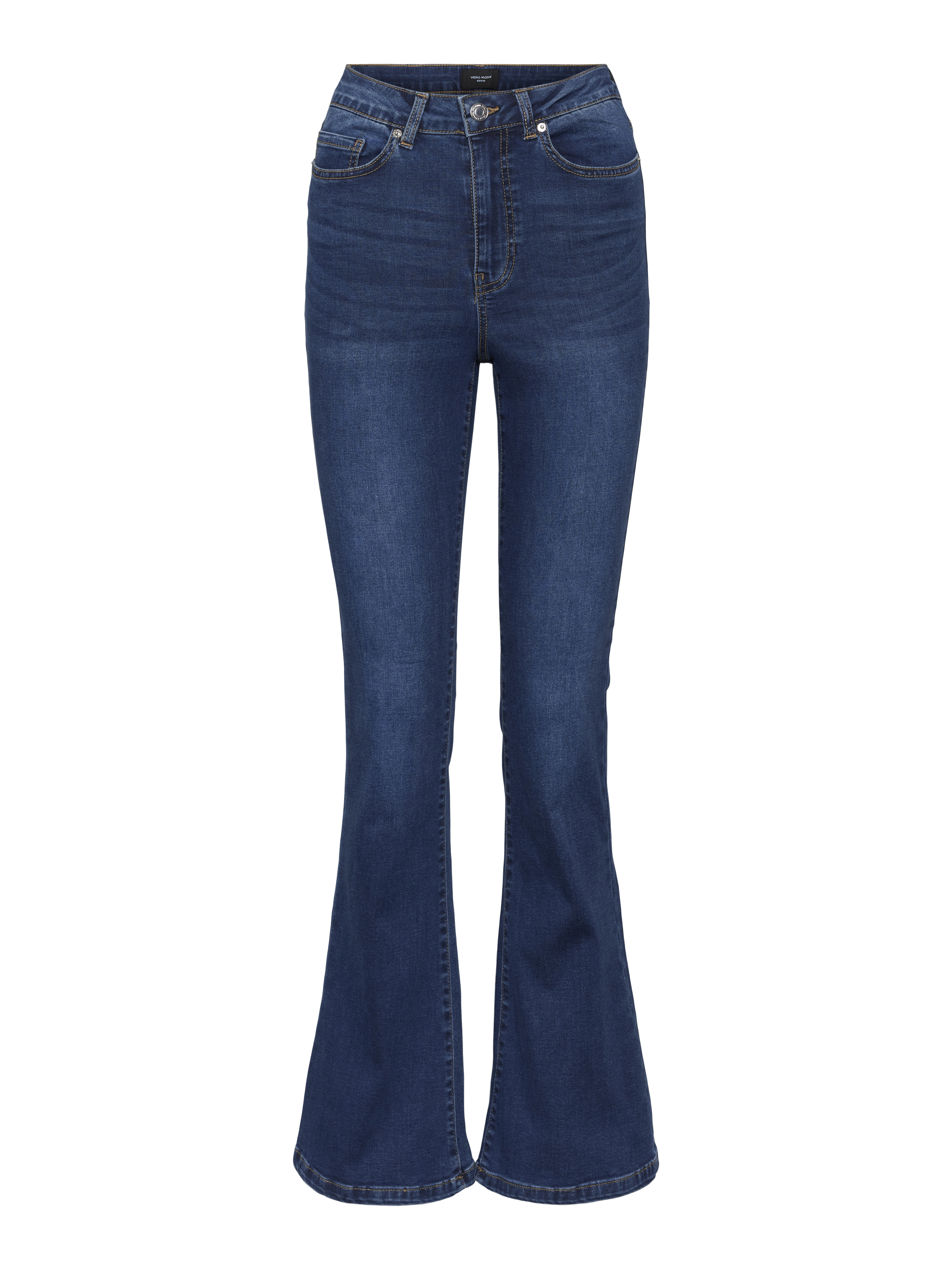 VMSIGA High rise Flared Fit Jeans Dark Blue Vero Moda®