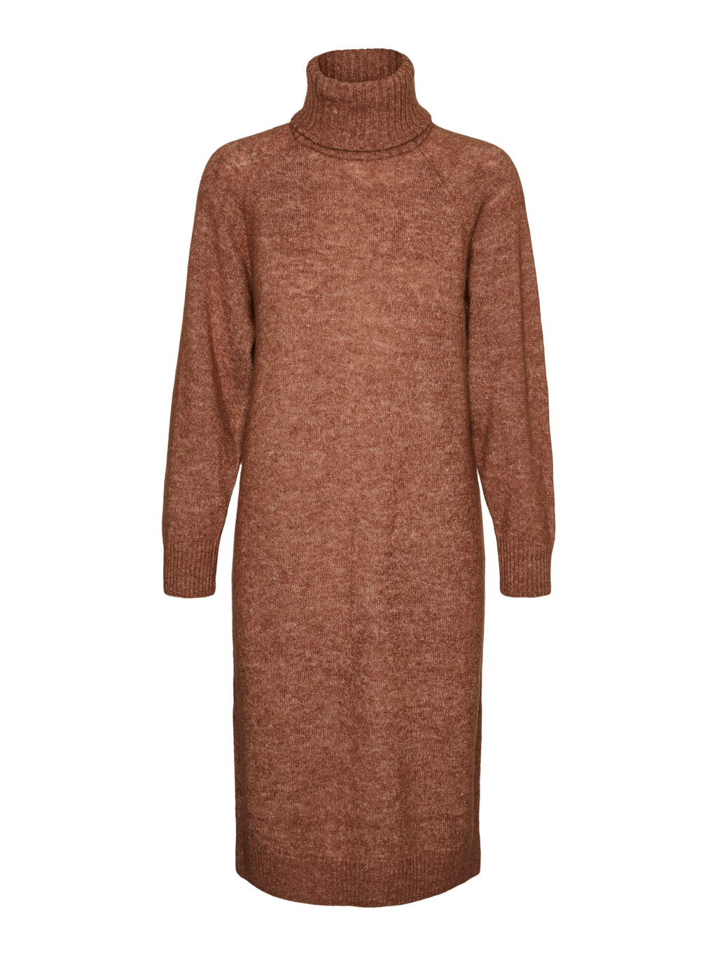 Robe longue Relaxed Fit Col roulé Poignets côtelés Épaules tombantes ...