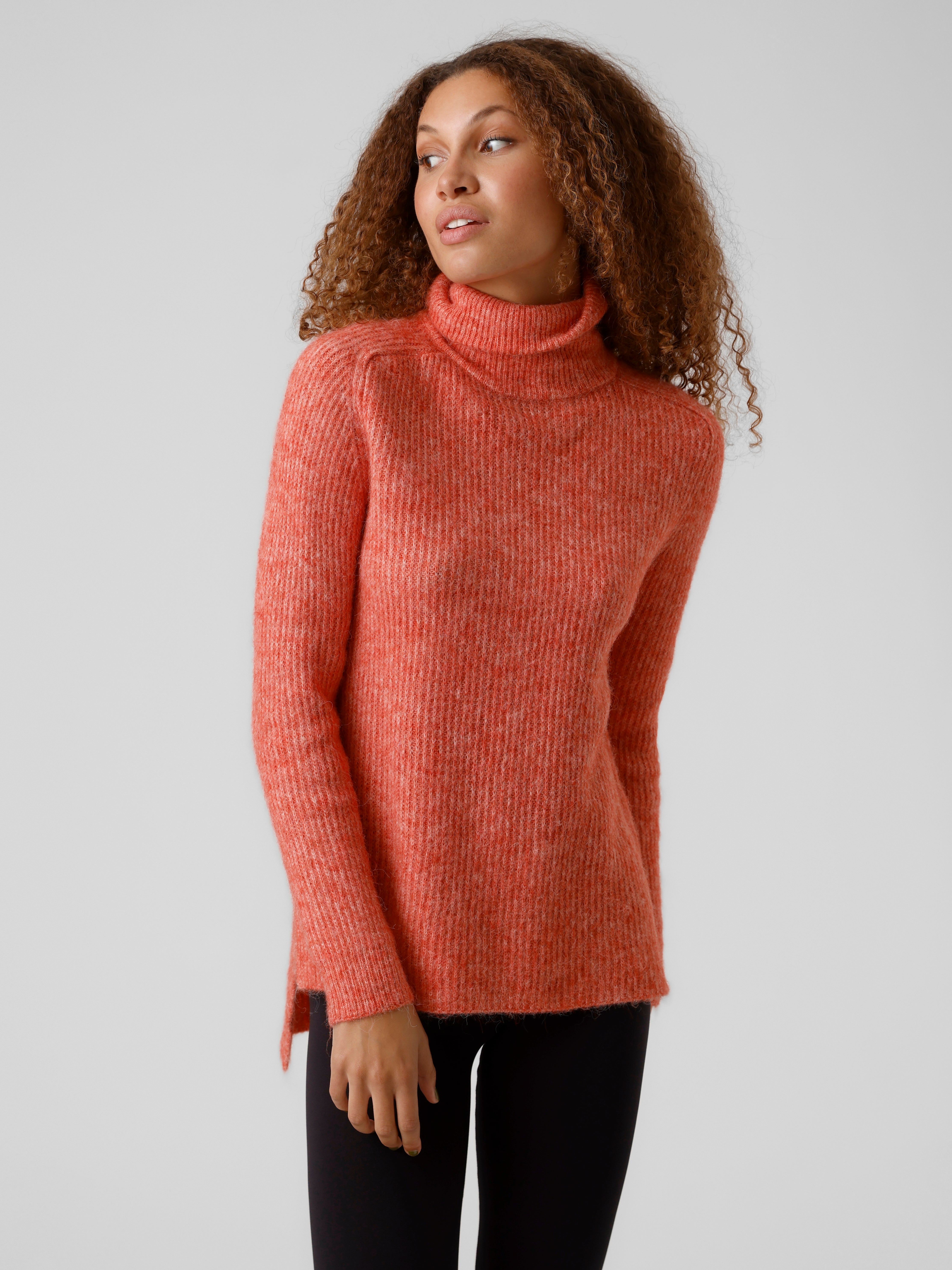 Pull en maille online rouge