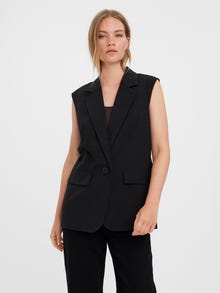 Vero Moda VMTROIAN Tailored Waistcoat -Black - 10271574