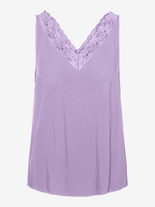 Vero Moda Tavapärane lõige V-kaelus Top -Lavendula - 10271615
