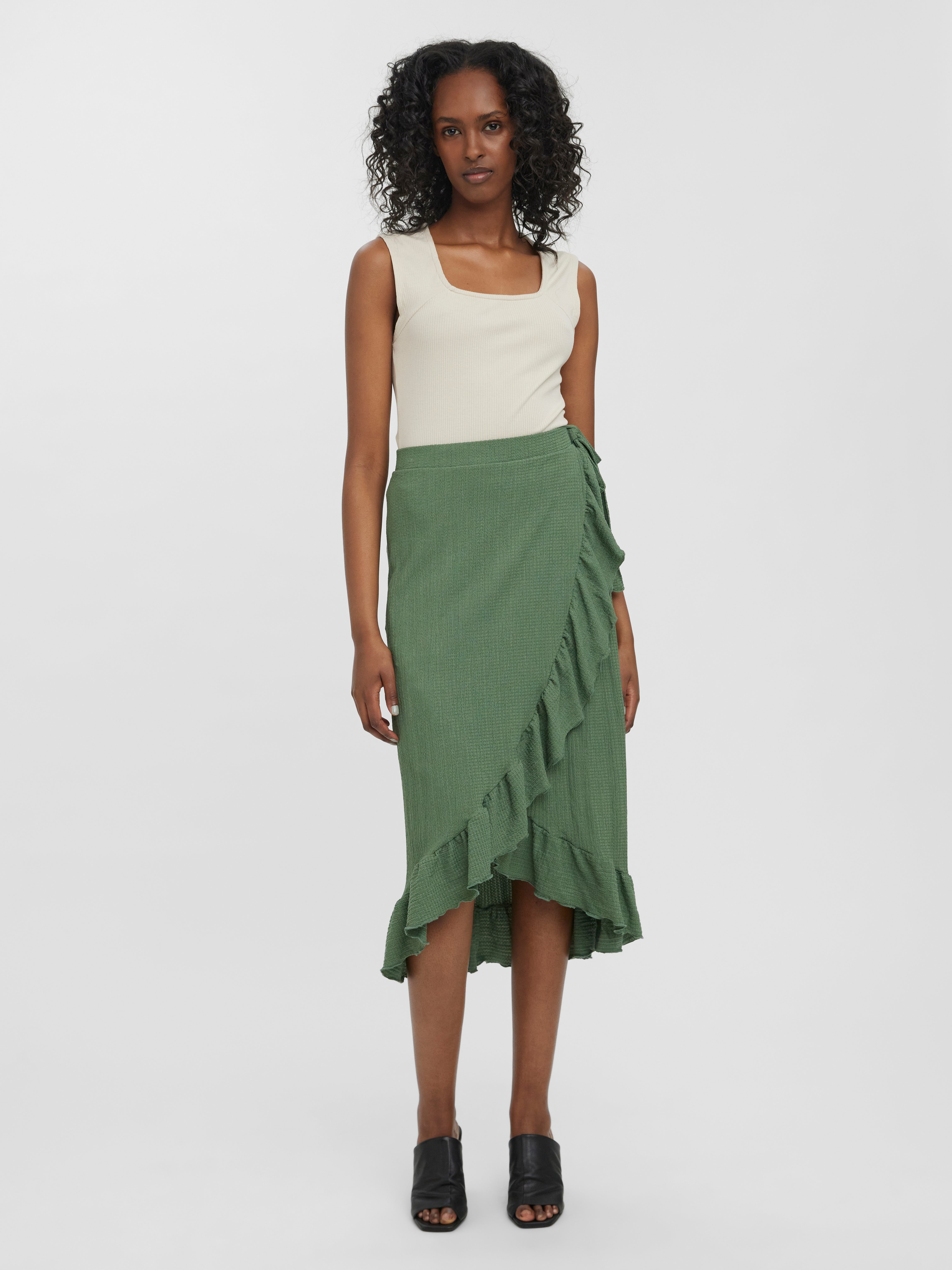 Long wrap around skirt hotsell popular in many countries