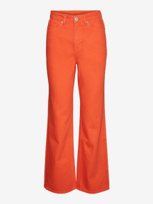 Vero Moda VMKITHY Høj talje Loose fit Jeans -Cherry Tomato - 10271799