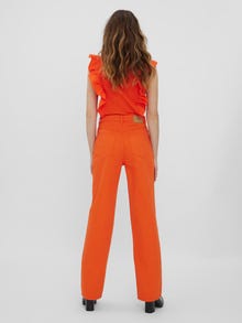 Vero Moda VMKITHY Høj talje Loose fit Jeans -Cherry Tomato - 10271799