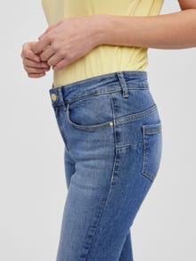 Vero Moda VMSEVEN Taille moyenne Slim Fit Jeans -Medium Blue Denim - 10271889