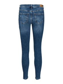 Vero Moda VMLYDIA Niedrige Taille Skinny Fit Jeans -Medium Blue Denim - 10271897