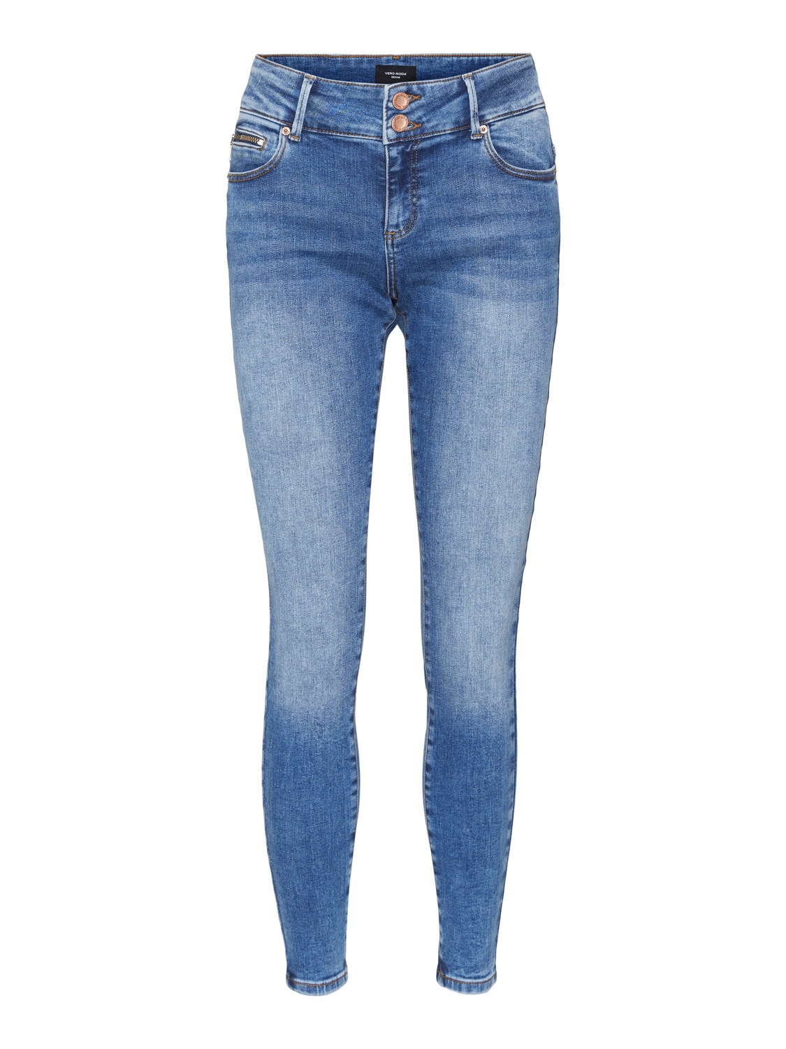 Vero Moda VMLATIFA Skinny Fit Jeans -Medium Blue Denim - 10271899