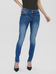 Vero Moda VMLATIFA Krój skinny Jeans -Medium Blue Denim - 10271899