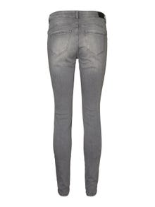 Vero Moda VMSEVEN Mid rise Slim Fit Jeans -Medium Grey Denim - 10271908