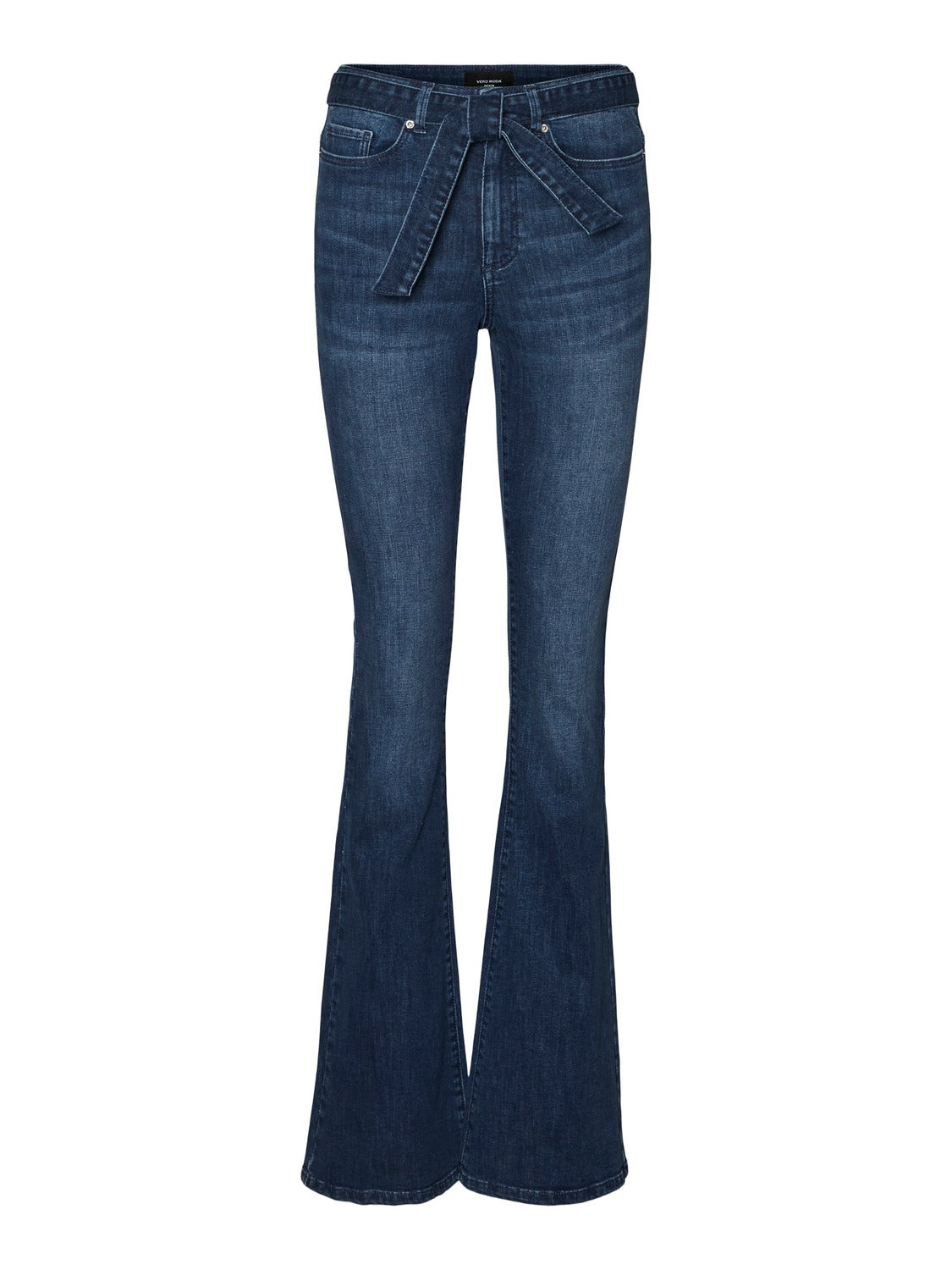 Vero Moda Red Polyester Flared Pants