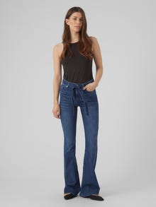 Vero Moda VMSIGA Flared Fit Jeans -Medium Blue Denim - 10271995