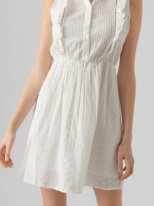 Vero Moda VMSALLY Krótka sukienka -Snow White - 10272001