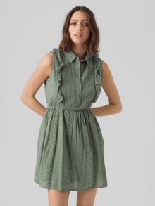 Vero Moda VMSALLY Kort klänning -Laurel Wreath - 10272001