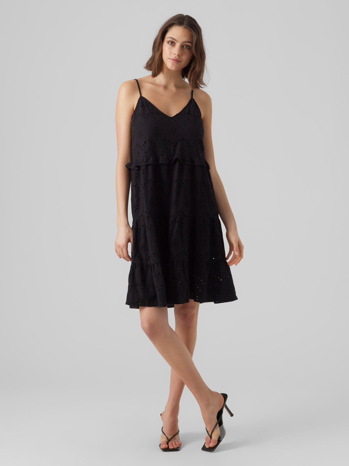 Vero Moda VMELINA Korte jurk -Black - 10272006