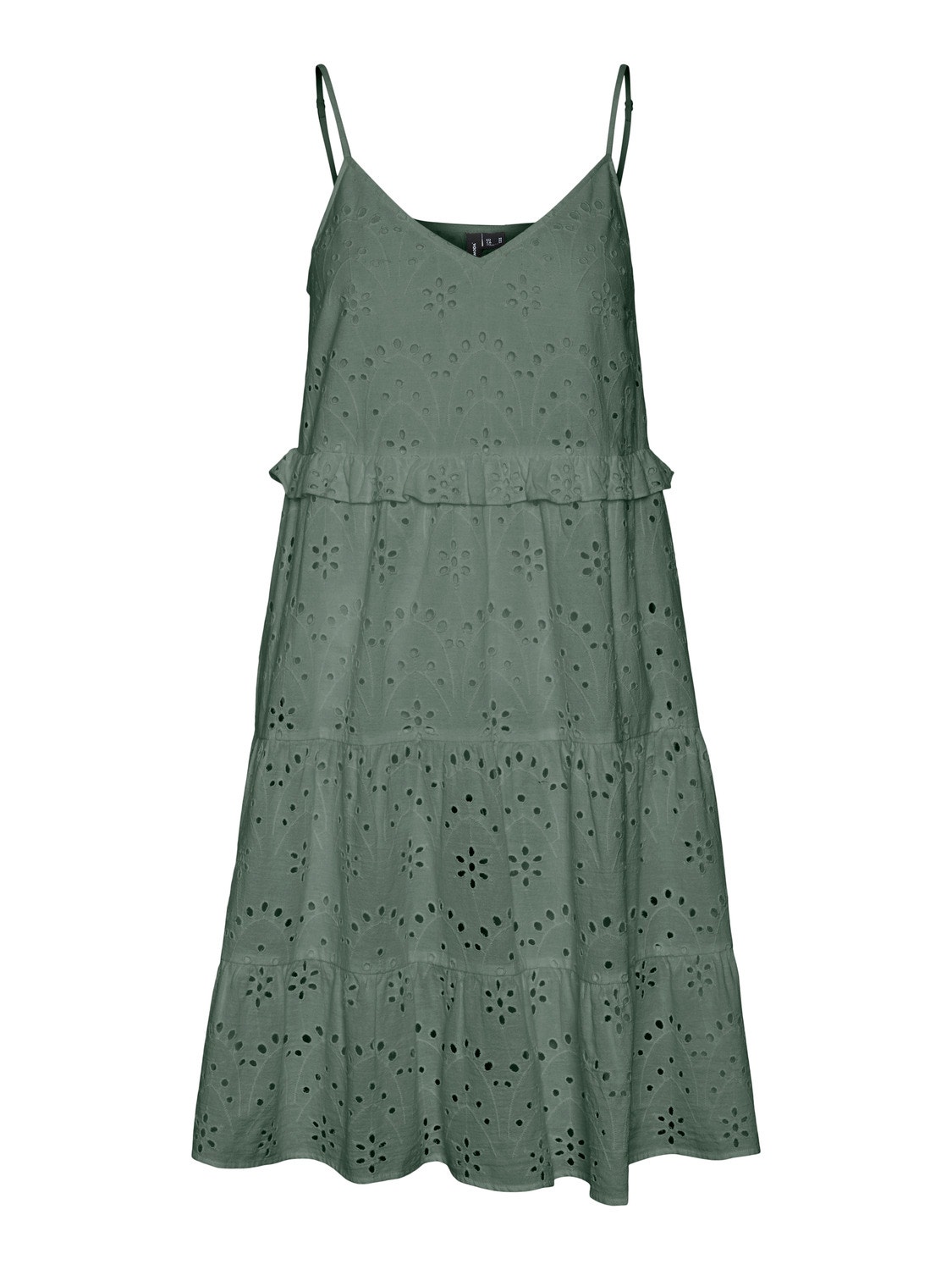 Vero Moda VMELINA Kort klänning -Laurel Wreath - 10272006