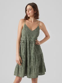 Vero Moda VMELINA Kort kjole -Laurel Wreath - 10272006