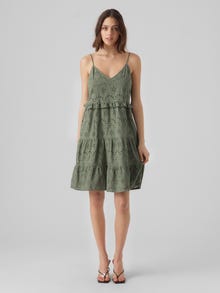 Vero Moda VMELINA Kort kjole -Laurel Wreath - 10272006