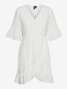 Vero Moda VMBELLA Kort kjole -Snow White - 10272035