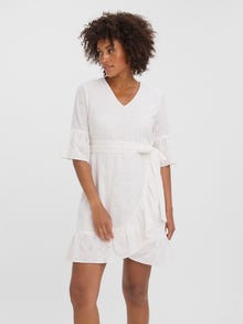 Vero Moda VMBELLA Kort kjole -Snow White - 10272035