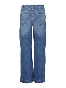Vero Moda VMDAISY Middels høyt snitt Wide Fit Jeans -Medium Blue Denim - 10272203