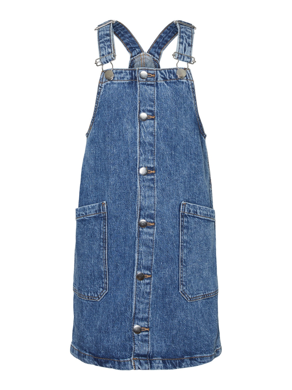 Vero Moda VMMILLIE Kort kjole -Medium Blue Denim - 10272232