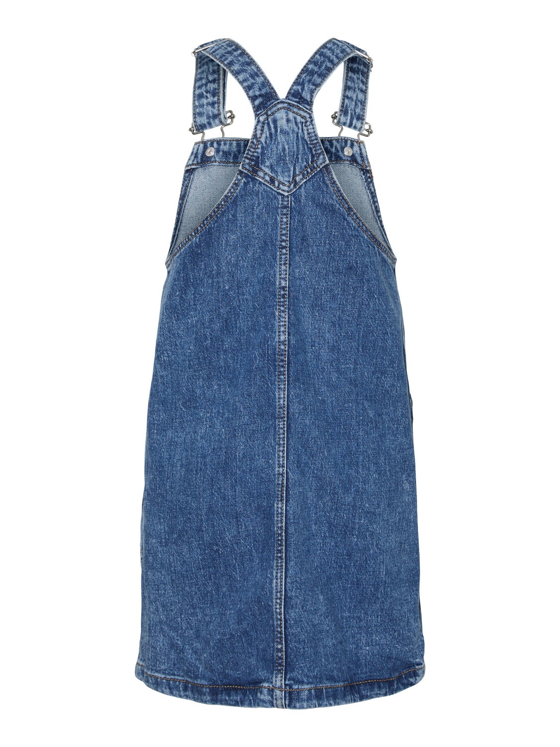 Vero Moda VMMILLIE Kort kjole -Medium Blue Denim - 10272232