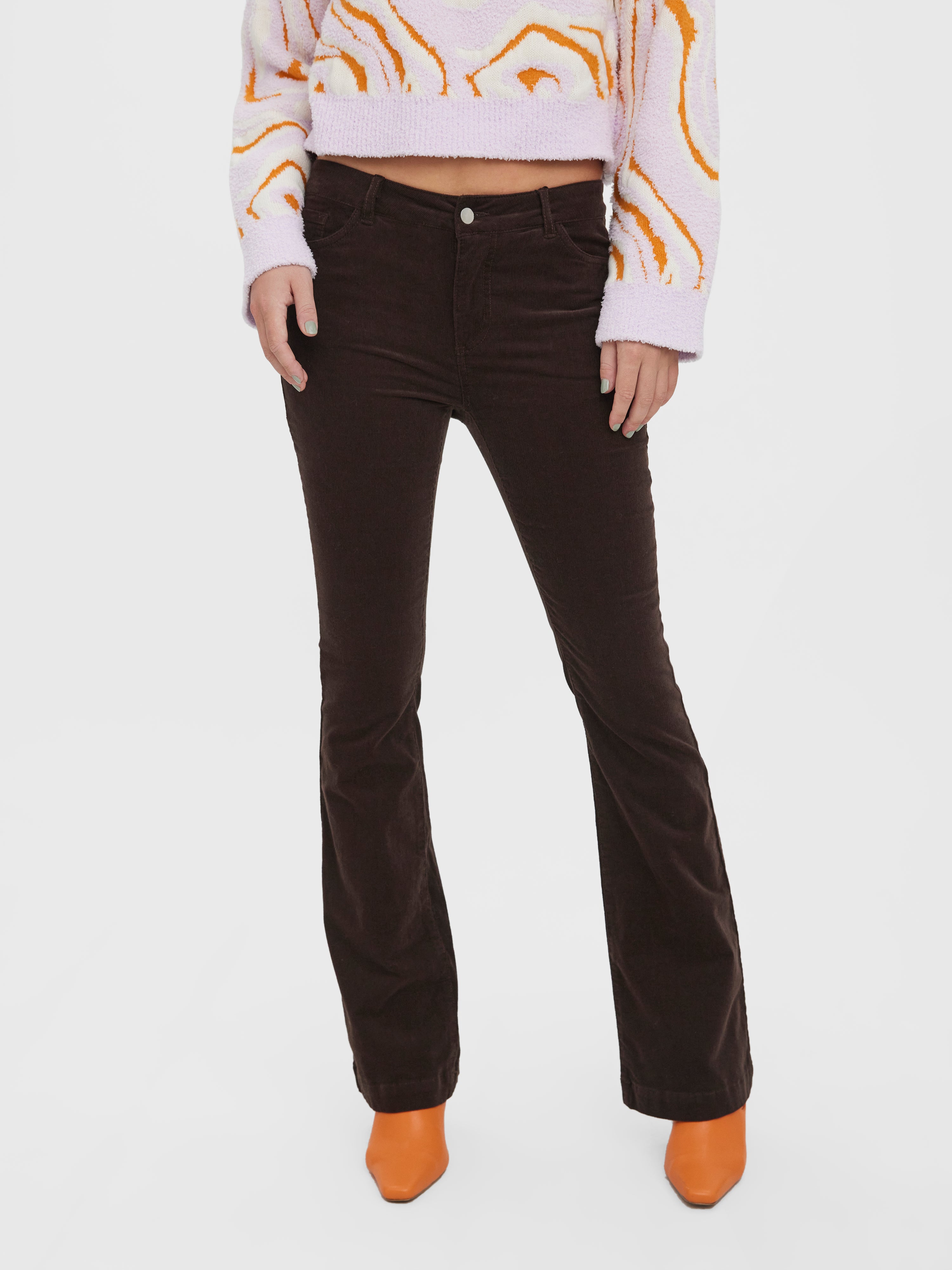 Vero Moda Pantalon lichtgrijs zakelijke stijl Mode Pakken Pantalons 