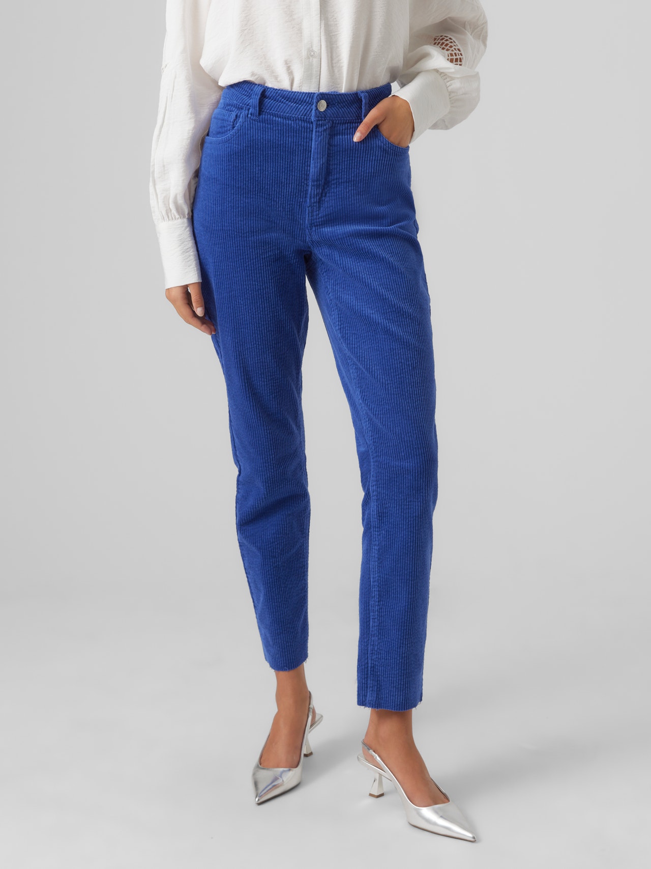 Vero Moda VMBRENDA Taille haute Pantalons -Sodalite Blue - 10272255