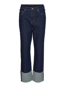 Vero Moda VMDREW Straight Fit Jeans -Dark Blue Denim - 10272321