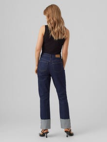 Vero Moda VMDREW Rak passform Jeans -Dark Blue Denim - 10272321