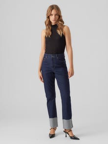 Vero Moda VMDREW Straight fit Jeans -Dark Blue Denim - 10272321