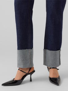 Vero Moda VMDREW Gerade geschnitten Jeans -Dark Blue Denim - 10272321
