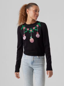 Vero Moda VMCHRISTMAS Trøje -Black - 10272432