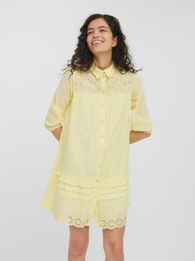 Vero Moda VMBELLA Kort kjole -Lemon Meringue - 10272480
