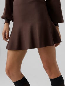 Vero Moda VMNANCY Normal talje Kort nederdel -Coffee Bean - 10272707