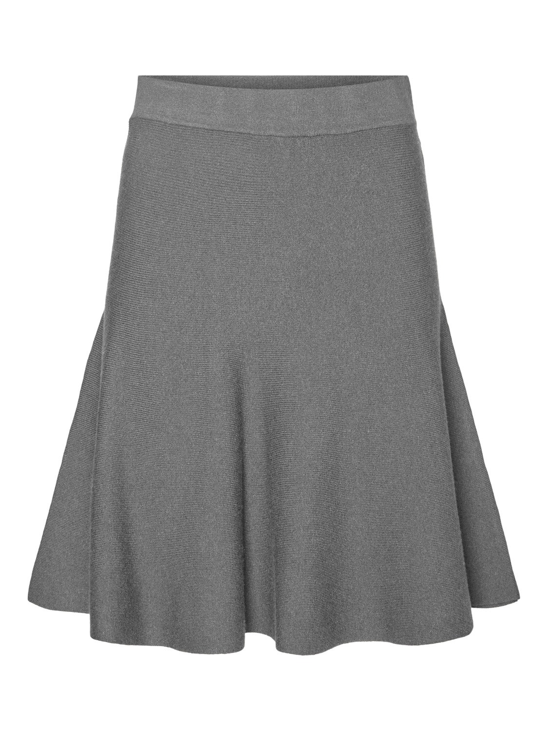 Vero Moda VMNANCY Kort kjol -Medium Grey Melange - 10272707