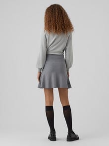 Vero Moda VMNANCY Krótka spódnica -Medium Grey Melange - 10272707