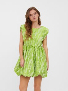 Vero Moda VMVARIOUS Short dress -Bright Chartreuse - 10272769