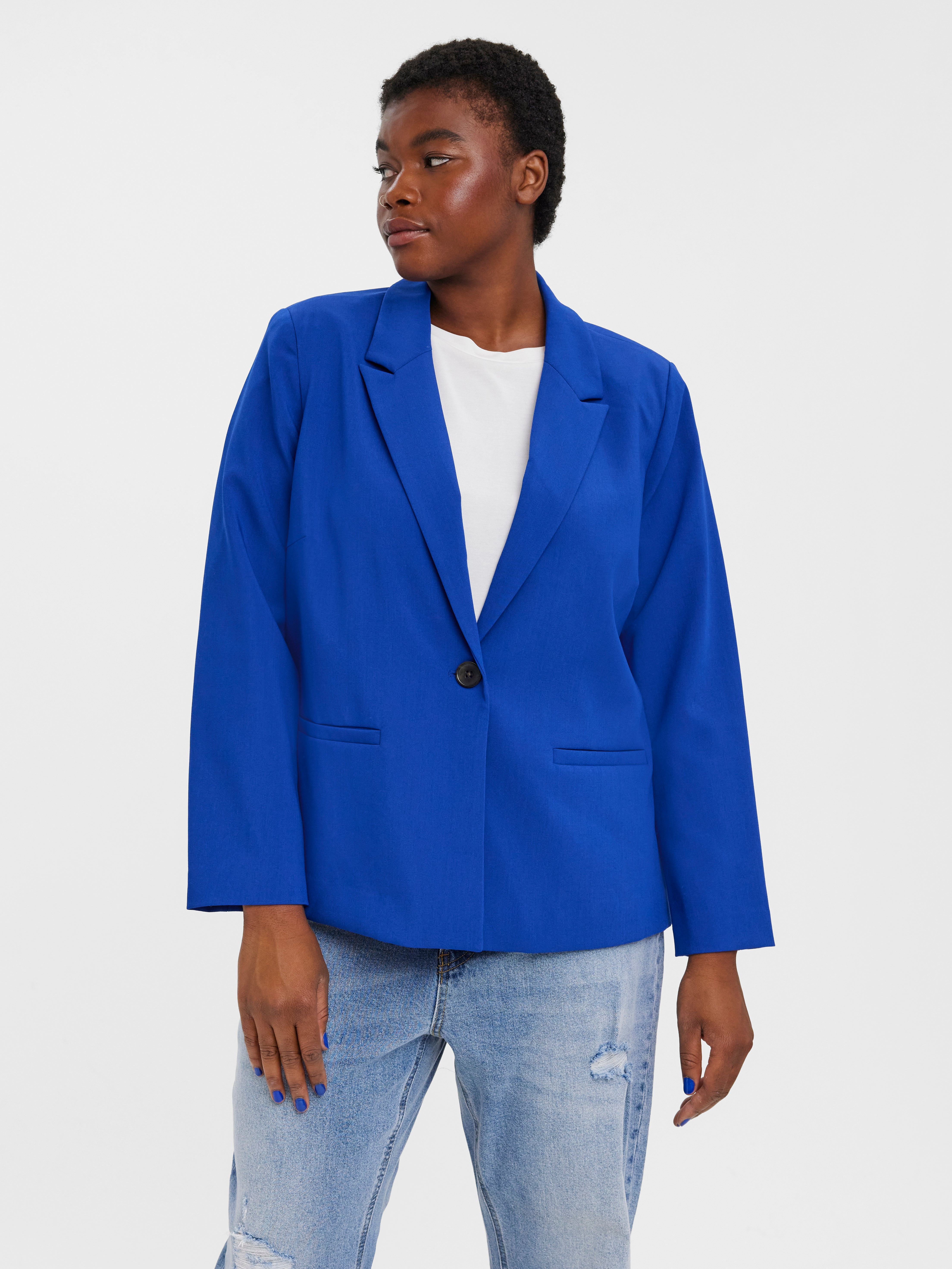 Slim Fit Button Down Collar Curve 